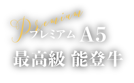 プレミアムA5　最高級 能登牛